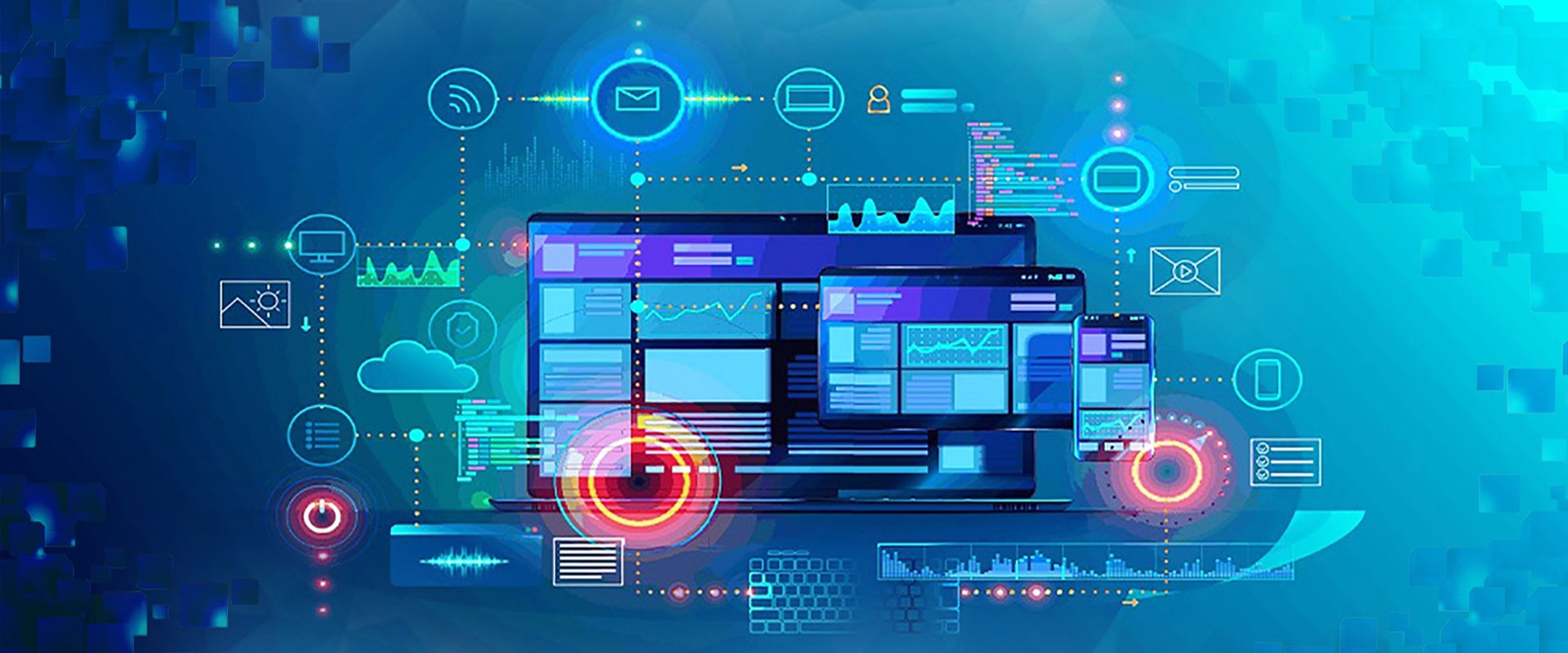 Print, web and 3D animation artwork for DPW3D